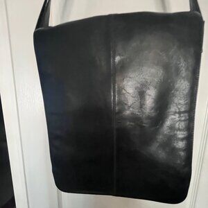 Black Foldover Work Bag